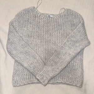 Zara Women's Wool and Alpaca Blend Knit Sweater